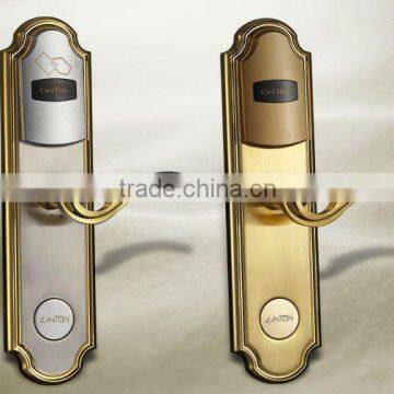 RF(T5557 125KHZ) Zinc Alloy Hotel Lock , IC card lock, Hotel Card Lock Sytem