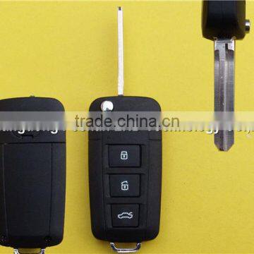 Toyota 09 Camry 3 buttons modified flip key remote blank key