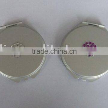 round shape aluminum makeup mirror