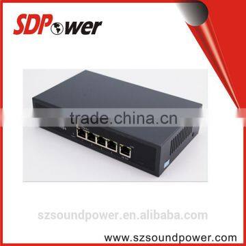 efficiency network switch 4 POE 5 port 10/100mbps fast ethernet switch forIP