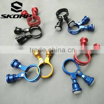 Bicycle Saddle Clamp Custom Mountain Bike Parts Metal Clamp With Light