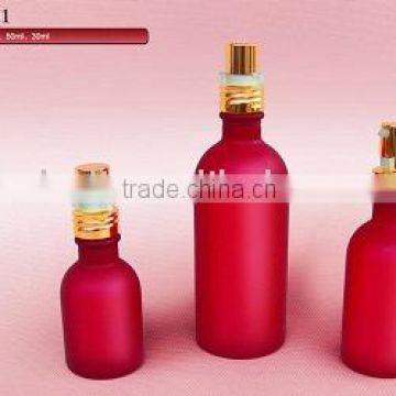 Glass cosmetic bottles