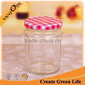 Wide Mouth GLASS 13 OUNCE JAR WITH LID For Crafts Or Storage photo-2