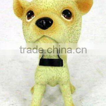 Polyresin bobble heads dog decoration craft