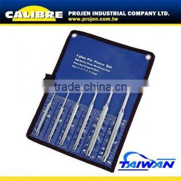 CALIBRE Car Repair 6pc 2-8mm Pin Punch Set