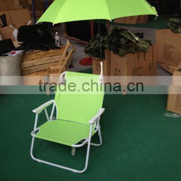 Outdoor chair with umbrella