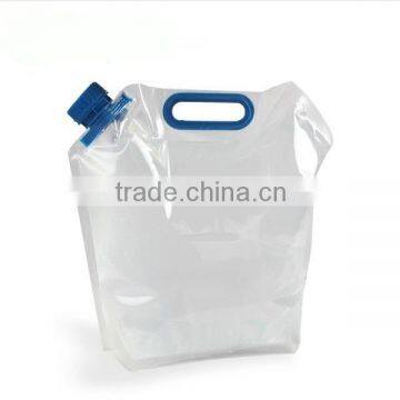 Resuable plastic doypack pouch drinking water bag