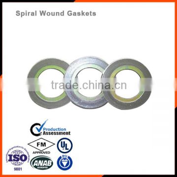 ASME b16.2 304/316/316L basic type/inner/outer/inner&outer ring graphite/PTFE filler spiral wound gasket