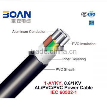 1-Ayky 4X25mm2 Power Cable 0.6/1 Kv Al/PVC/PVC IEC 60502-1