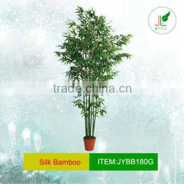 Artificial Silk Bamboo plant in plastic pot