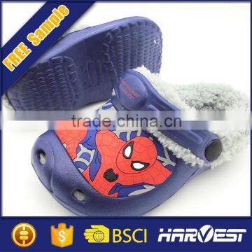 Wholesale Custom Fashion China EVA Winter Kid Clogs , Eva Cotton Sandals photo-3