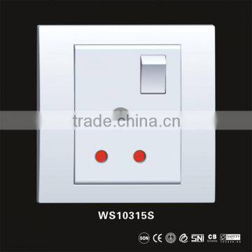 UK Type 15A Single 3-pin Plug Socket, Triple Plug Socket photo-2