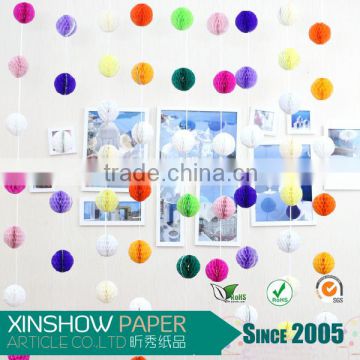 Wholesale party honeycomb christmas paper decorations