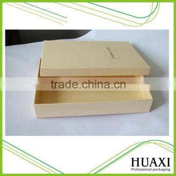 Cream Branded Paper Packaging Box for Tie