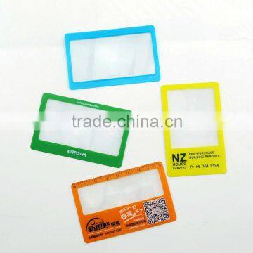 Factory wholesale oem custom credit card size pocket digital magnifying glass