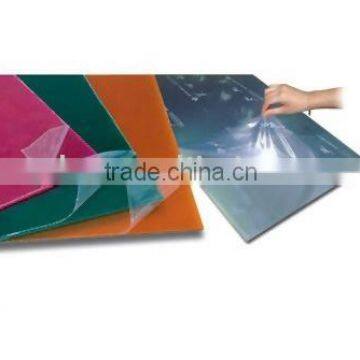 PVC clear sheet with PE masking