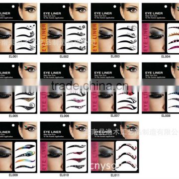 Fashion Design Sexy Temporary Eye Tattoo Eyelid Transfer Eyeliner