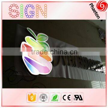 Outdoor waterproof store front led light logo