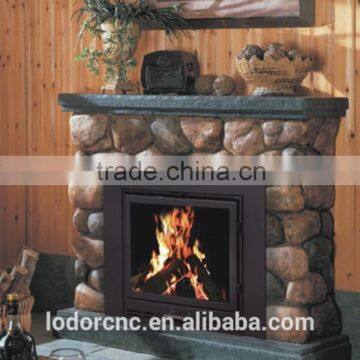 YN-020 Indoor Antique Metal Wood Burning Fireplace photo-3