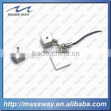 Lovely 3D Bell Custom Printing Aluminum Mobile Phone Pendant photo-3