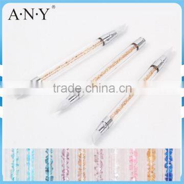 ANY Nail Art 3D Clay Sculpture Design Rhinestone 3PCS Silicone Pen Nail Tools Set                        
                                                                                Supplier's Choice