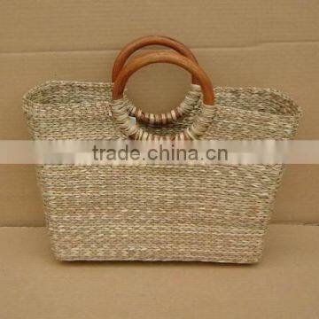 Seagrass Woven Shopping Bag