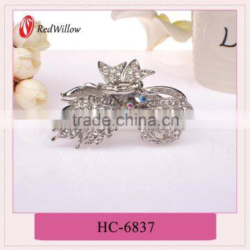 Hiway china supplier jeweled claw clip