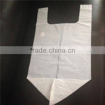 Biodegradable Plastic Bag With Star Seal Cheap Plastic T-shirt Bag Shopping Plastic Bag Red Color photo-2