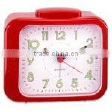 Plastic Old Fashion Table Square Bell Alarm Clock photo-4
