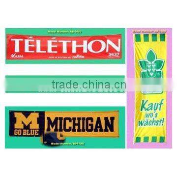Super smooth frontlit/backlit PVC flex banner with digital printng