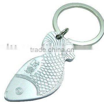 Fish Metal Keychain