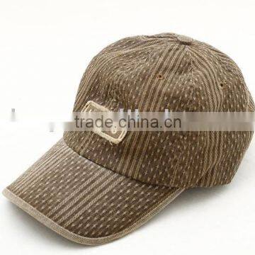 jacquard cotton baseball cap