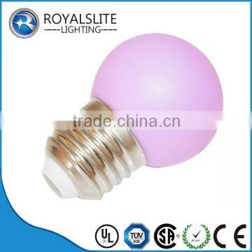 G45 1w E27/B22 round bulb christmas light