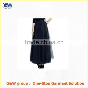 wholesale high quality fashion women designs tulle skirt