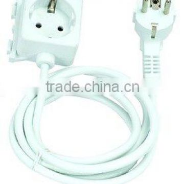 Extension Socket power cord set for Ironing Board with cable H05VV-F 3G0.75 or H05VV-F 3G1.0