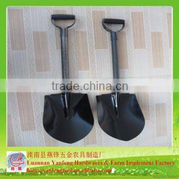 Forged intergrated metal shovel