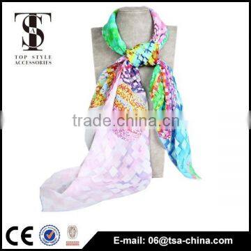 Best New style wholesale high quality 100 silk scarf