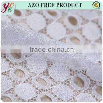 Keqiao Supplier High Quality Battenburg Lace Fabric Nylon Spandex Lace Fabric for Dressing photo-3