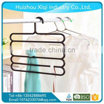 Cheap Hot Selling Five Layers Plastic Trouser Hanger