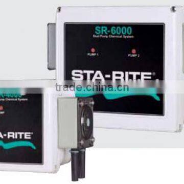 SR-4000 & 6000 series chemical feeder pump with automatic backwash controller