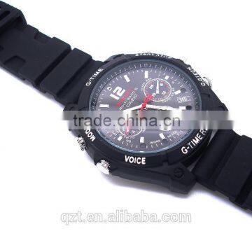 Waterproof 1080P Man Watch Mini DVR IR Hidden Camera with Optional Memory