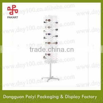 Nail polish rotating acrylic sunglasses display stands