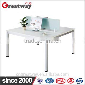 Square steel tube office desk for two people(QE-18A-B)