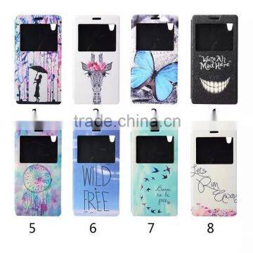 High Quality Color Printing PU Leather Flip Cover For Sony Xperia M4 Aqua Case photo-6