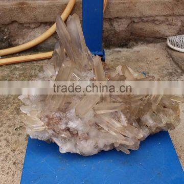 10.32kgs natural rock smoky quartz crystal clusters for sale