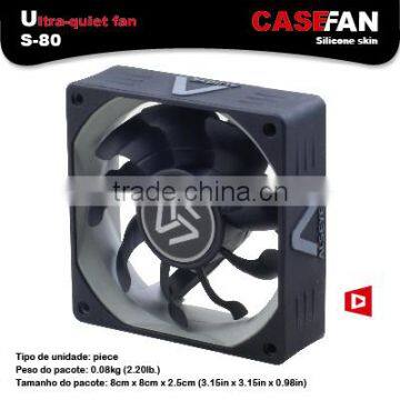 Alseye CA301w manufacture S80-Balck 80*80*25mm pc cooling 3 pin silent case fan