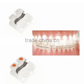 Transparent Plastic Bracket with metal slot