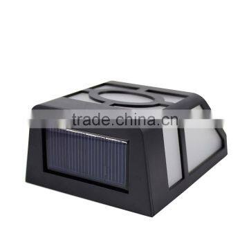 Decoration Hotel or Garden Black Abs RetroStyle Waterproof Solar Wall Lamp photo-2