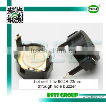 hot sell 1.5v 90DB 23mm through hole buzzer FBPT2421G