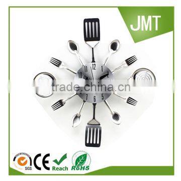 New Modern Design Cutlery Kitchen Utensil Wall Clock, Spoon Fork Clock